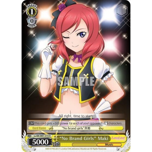 Image for "No Brand Girls" Maki (LL/EN-W01-015 R) (LL/EN-W01) - Weiss Schwarz