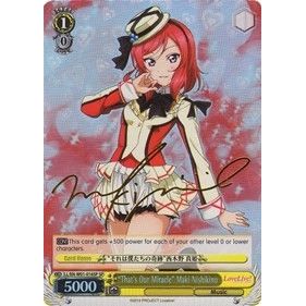Image for "That's Our Miracle" Maki Nishikino (SP) (LL/EN-W01-016SP SP) (LL/EN-W01) - Weiss Schwarz