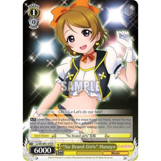 Image for "No Brand Girls" Hanayo (LL/EN-W01-018 R) (LL/EN-W01) - Weiss Schwarz
