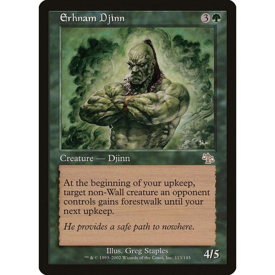 Image for Erhnam Djinn (113) (JUD) - Magic: The Gathering