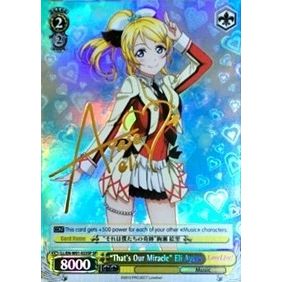 Image for "That's Our Miracle" Eli Ayase (SP) (LL/EN-W01-023SP SP) (LL/EN-W01) - Weiss Schwarz