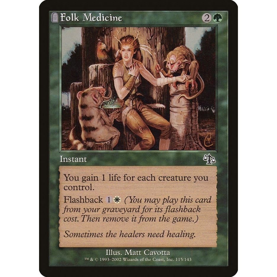 Image for Folk Medicine (115) (JUD) - Magic: The Gathering