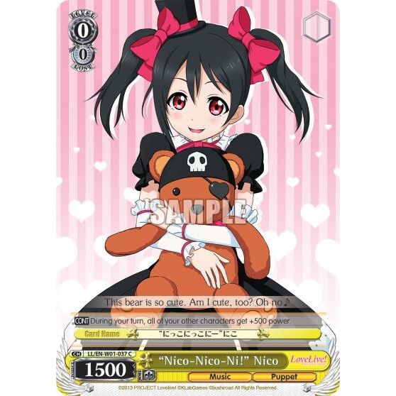 Image for "Nico-Nico-Ni!" Nico (LL/EN-W01-037 C) (LL/EN-W01) - Weiss Schwarz