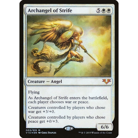 Image for Archangel of Strife (3) (V15) - Magic: The Gathering