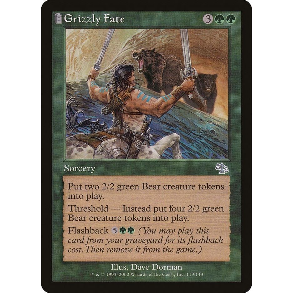 Image for Grizzly Fate (119) (JUD) - Magic: The Gathering