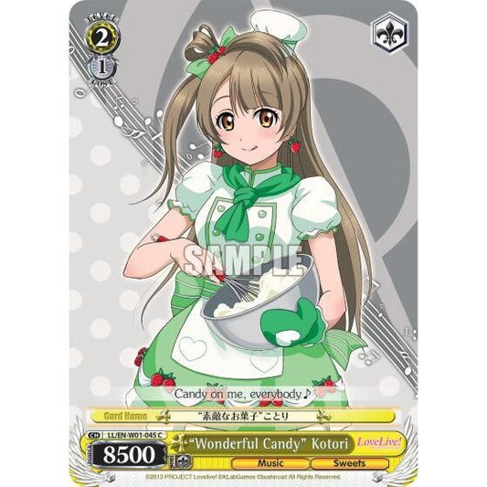 Image for "Wonderful Candy" Kotori (LL/EN-W01-045 C) (LL/EN-W01) - Weiss Schwarz
