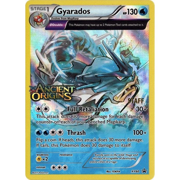 Image for Gyarados - XY60 (Prerelease) [Staff] (XY60) (PR) - Pokemon