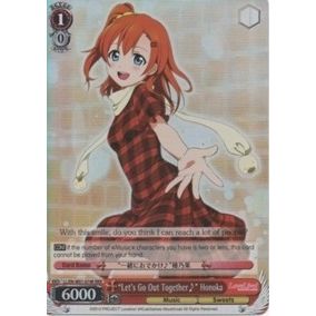 Image for "Let's Go Out Together~" Honoka (RRR) (LL/EN-W01-074R RRR) (LL/EN-W01) - Weiss Schwarz