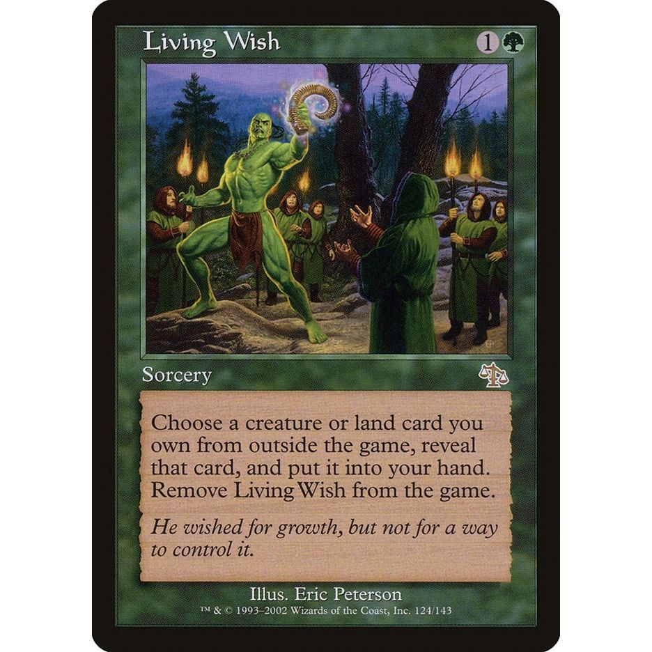 Image for Living Wish (124) (JUD) - Magic: The Gathering