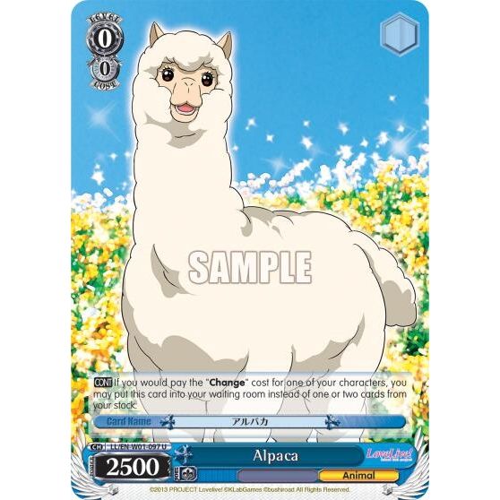 Image for Alpaca (LL/EN-W01-097 U) (LL/EN-W01) - Weiss Schwarz