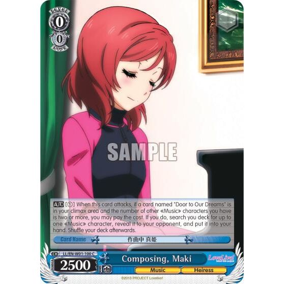 Image for Composing, Maki (LL/EN-W01-100 C) (LL/EN-W01) - Weiss Schwarz