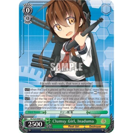 Image for Clumsy Girl, Inaduma (KC/S25-E061 C) (KC/S25) - Weiss Schwarz
