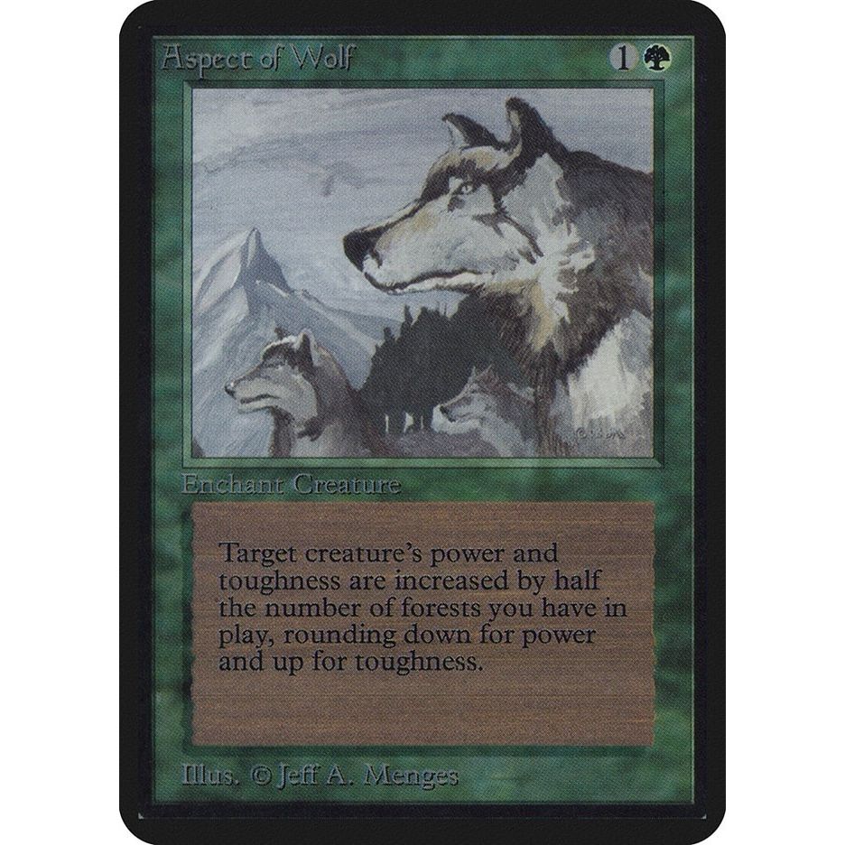 Image for Aspect of Wolf (LEA) - Magic: The Gathering