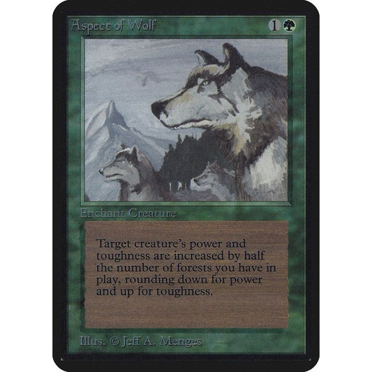 Image for Aspect of Wolf (LEA) - Magic: The Gathering