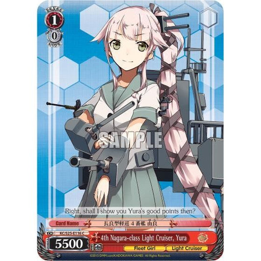 Image for 4th Nagara-class Light Cruiser, Yura (KC/S25-E116 C) (KC/S25) - Weiss Schwarz