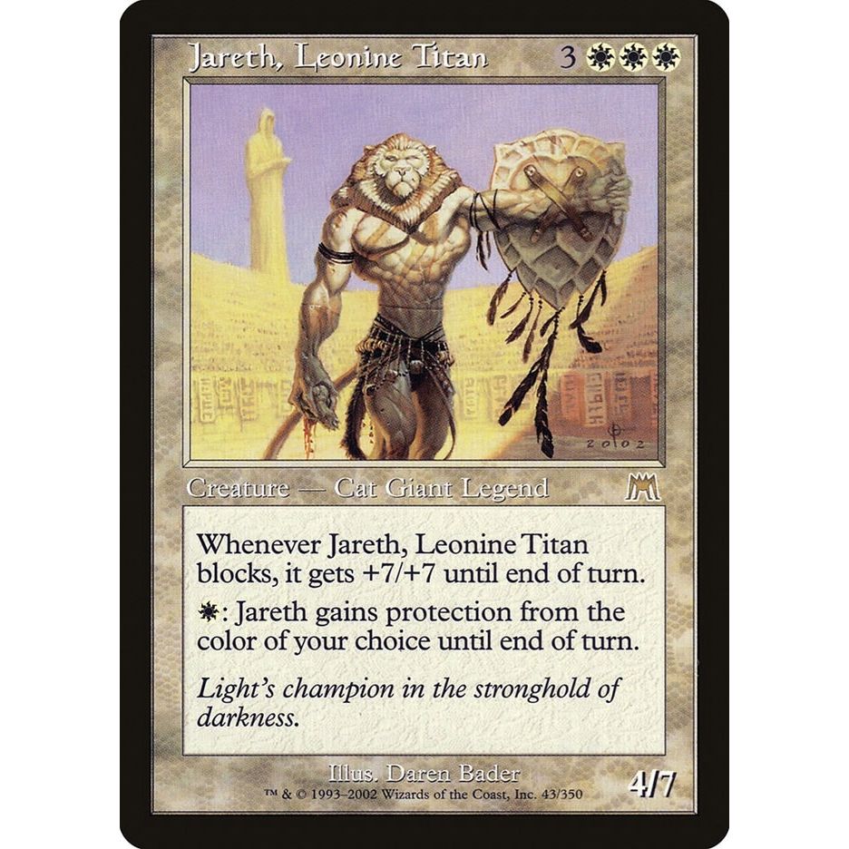 Image for Jareth, Leonine Titan (43) (ONS) - Magic: The Gathering