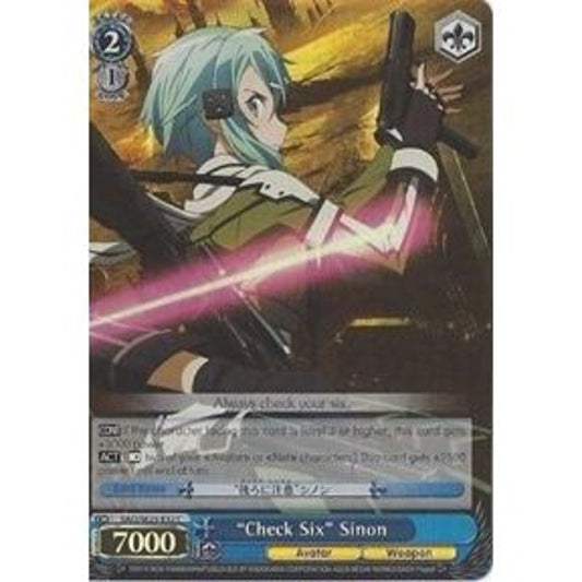 Image for "Check Six" Sinon (Parallel Foil) (SAO/SE23-E32 C) (SAO/SE23) - Weiss Schwarz