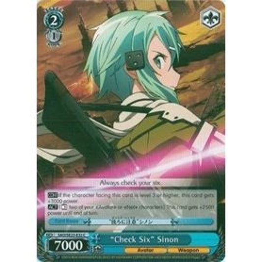 Image for "Check Six" Sinon (SAO/SE23-E32 C) (SAO/SE23) - Weiss Schwarz