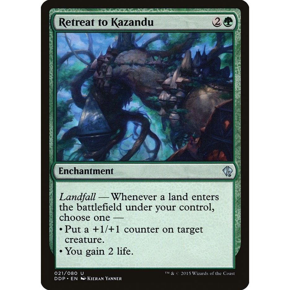 Image for Retreat to Kazandu (21) (DDP) - Magic: The Gathering