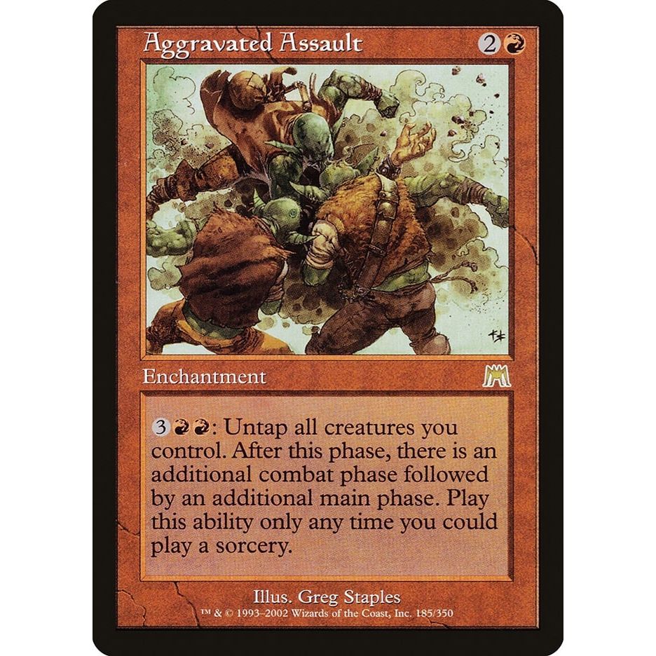 Image for Aggravated Assault (185) (ONS) - Magic: The Gathering