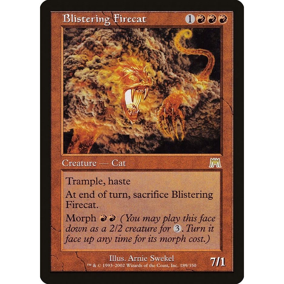 Image for Blistering Firecat (189) (ONS) - Magic: The Gathering