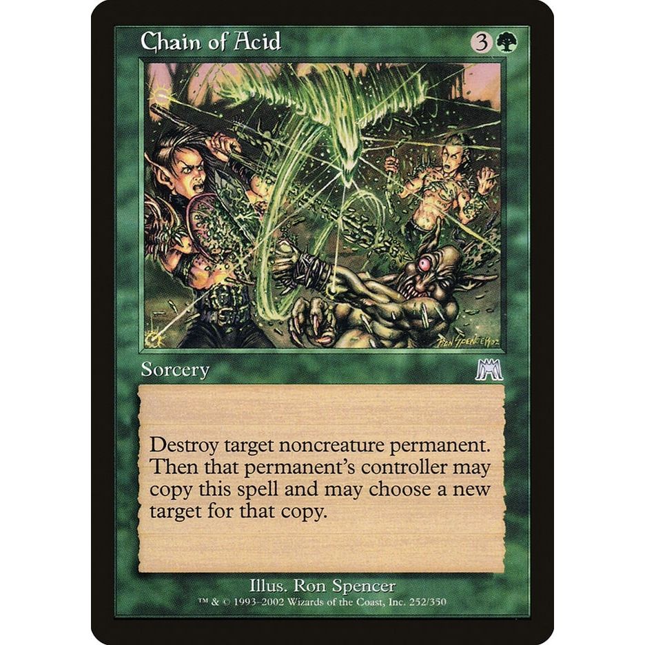 Image for Chain of Acid (252) (ONS) - Magic: The Gathering