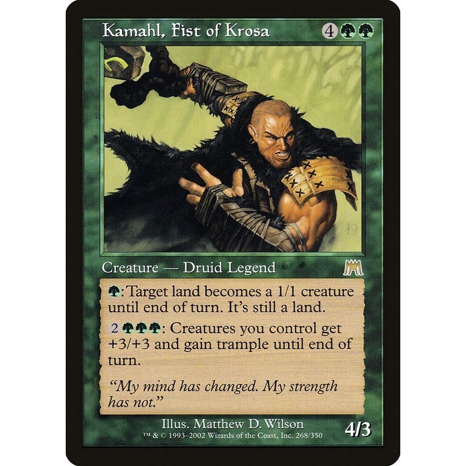 Image for Kamahl, Fist of Krosa (268) (ONS) - Magic: The Gathering