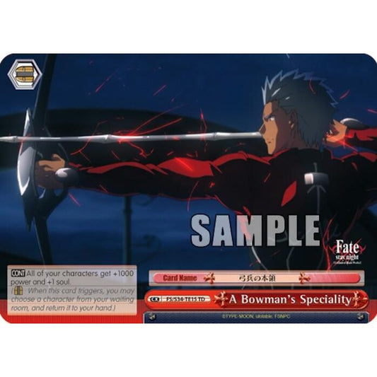 Image for A Bowman's Speciality (TD) (FS/S34-TE15 TD) (FS/S34) - Weiss Schwarz