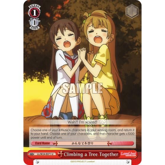 Image for Climbing a Tree Together (LL/W24-E071 U) (LL/W24) - Weiss Schwarz