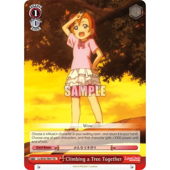 Image for Climbing a Tree Together (TD) (LL/W24-TE07 TD) (LL/W24) - Weiss Schwarz