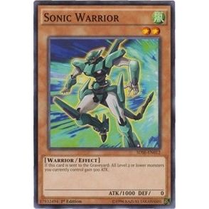 Image for Sonic Warrior (SDSE-EN012) (SDSE) - YuGiOh