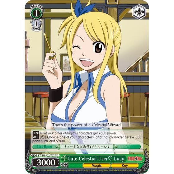 Image for Cute Celestial User? Lucy (FT/EN-S02-T07 TD) (FT/EN-S02) - Weiss Schwarz