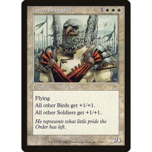 Image for Aven Brigadier (7) (ONS) - Magic: The Gathering