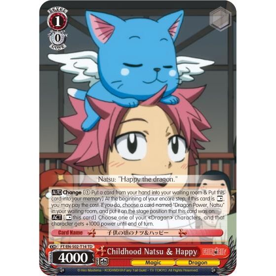 Image for Childhood Natsu & Happy (FT/EN-S02-T14 TD) (FT/EN-S02) - Weiss Schwarz