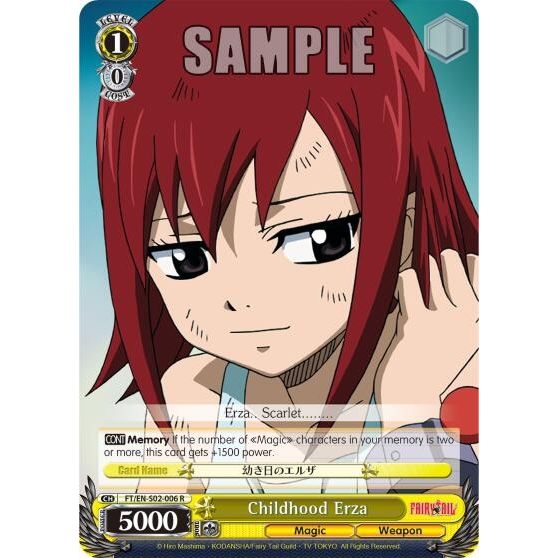 Image for Childhood Erza (FT/EN-S02-006 R) (FT/EN-S02) - Weiss Schwarz