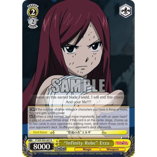 Image for "Infinity Robe" Erza (FT/EN-S02-007 R) (FT/EN-S02) - Weiss Schwarz