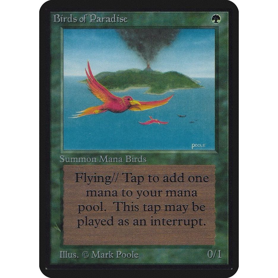Image for Birds of Paradise (LEA) - Magic: The Gathering