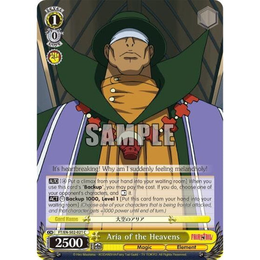 Image for Aria of the Heavens (FT/EN-S02-021 C) (FT/EN-S02) - Weiss Schwarz