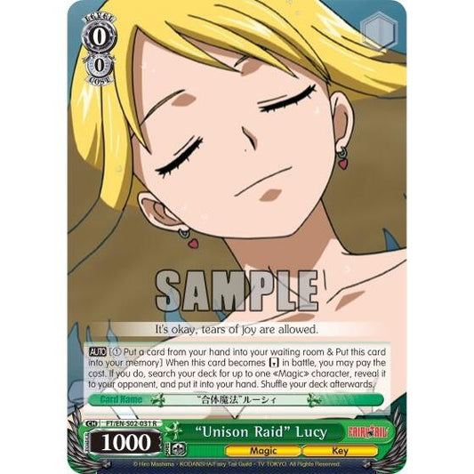 Image for "Unison Raid" Lucy (FT/EN-S02-031 R) (FT/EN-S02) - Weiss Schwarz