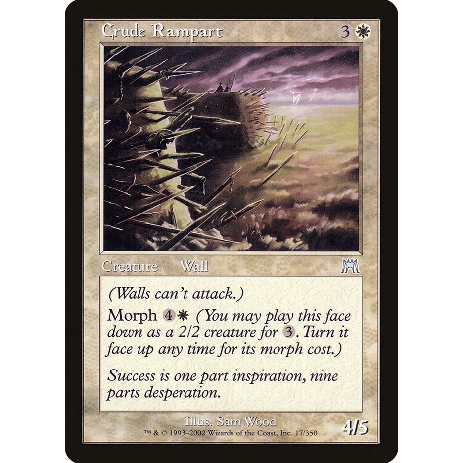 Image for Crude Rampart (17) (ONS) - Magic: The Gathering
