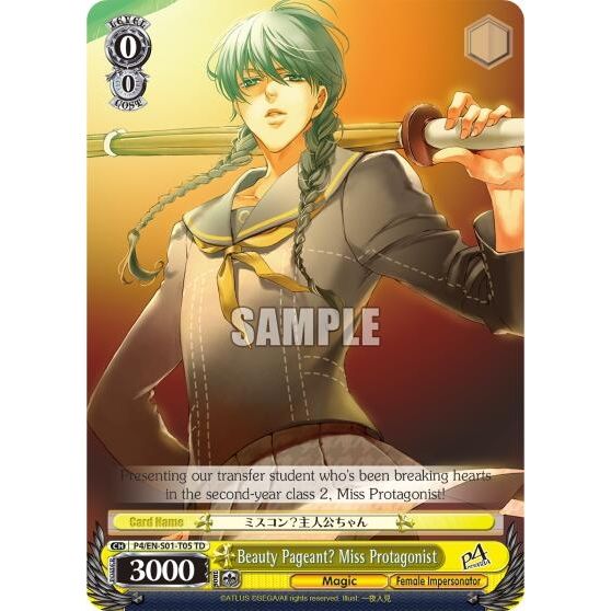 Image for Beauty Pageant? Miss Protagonist (P4/EN-S01-T05 TD) (P4/EN-S01) - Weiss Schwarz
