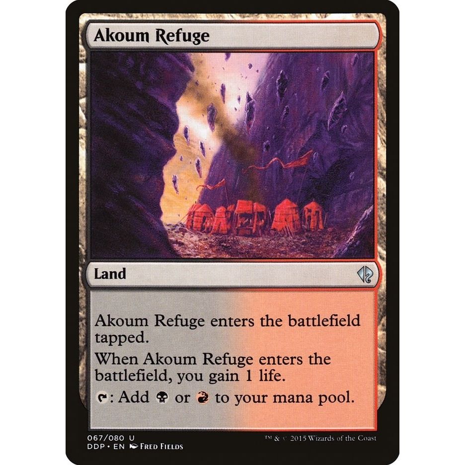 Image for Akoum Refuge (67) (DDP) - Magic: The Gathering