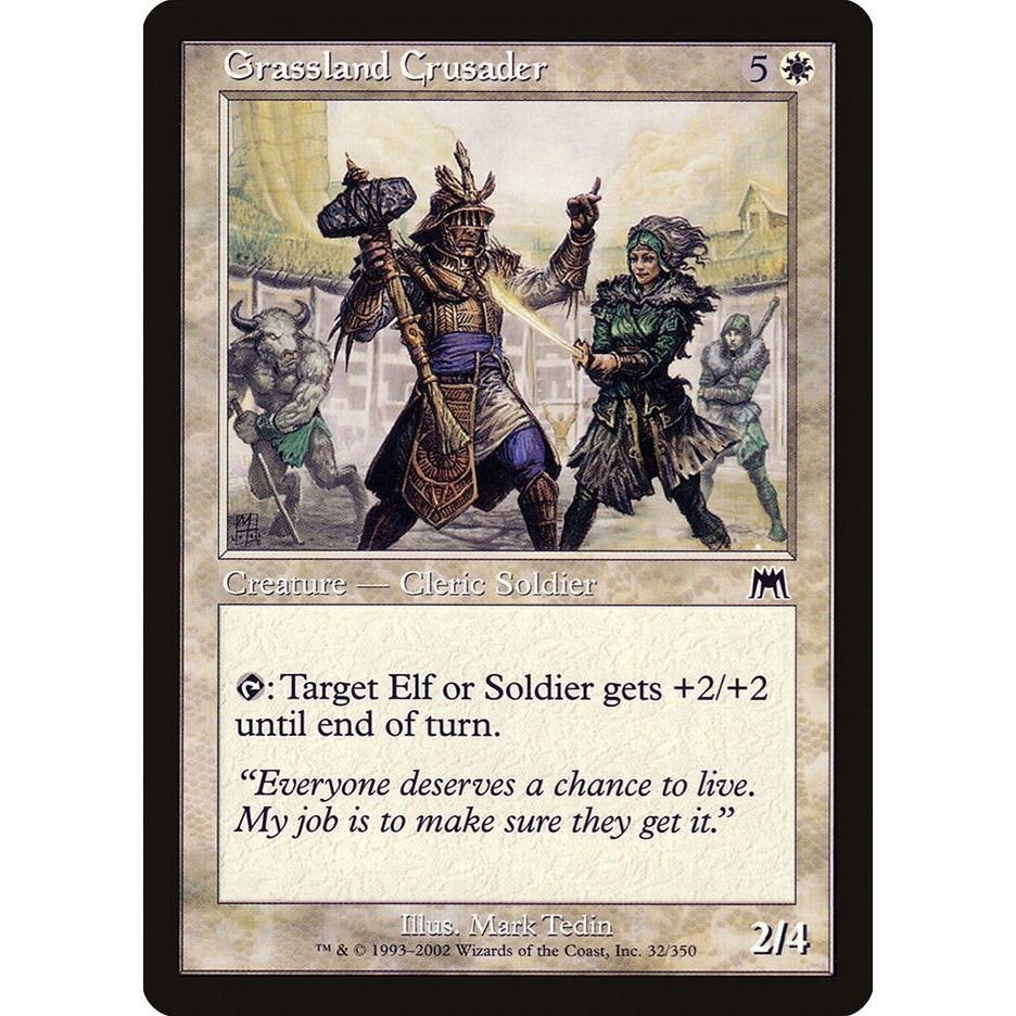 Image for Grassland Crusader (32) (ONS) - Magic: The Gathering