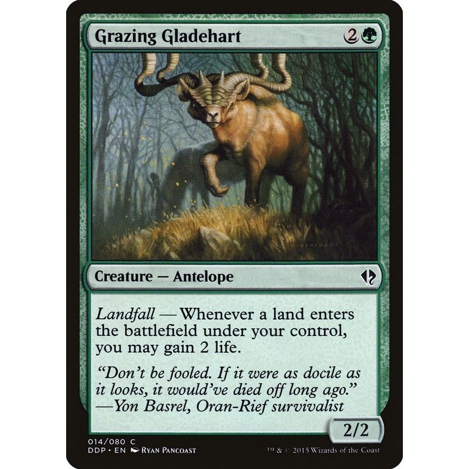 Image for Grazing Gladehart (14) (DDP) - Magic: The Gathering