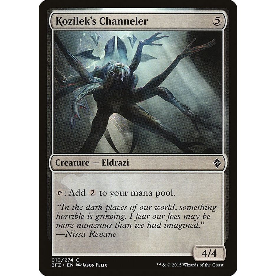 Image for Kozilek's Channeler (10) (BFZ) - Magic: The Gathering