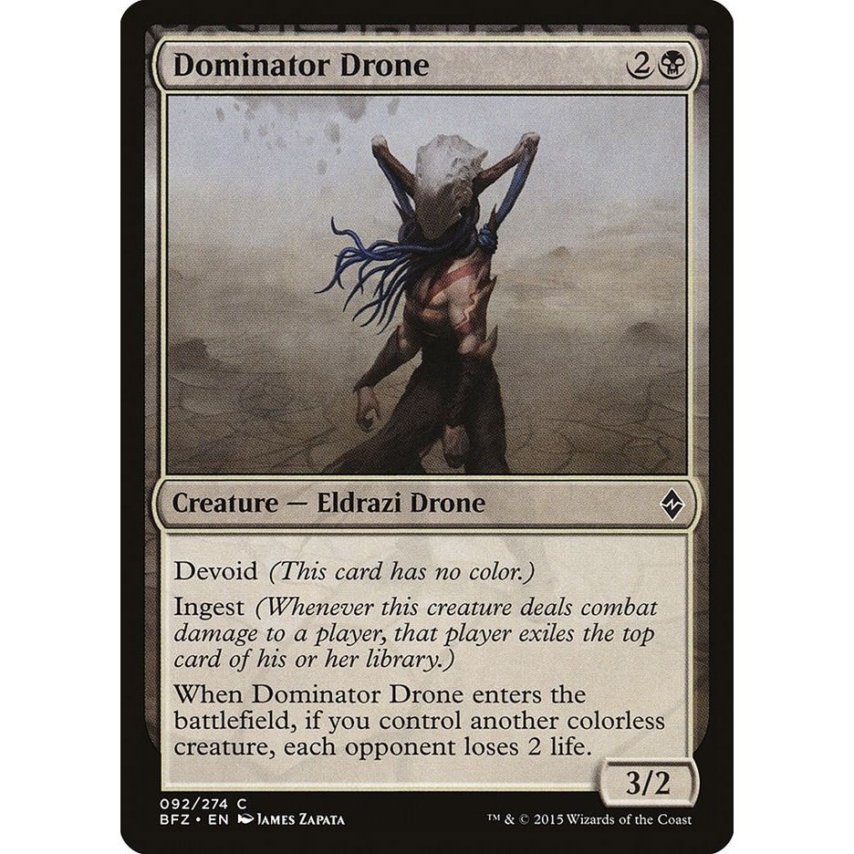 Image for Dominator Drone (92) (BFZ) - Magic: The Gathering