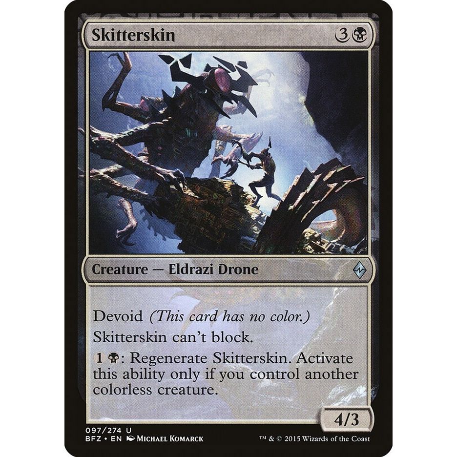 Image for Skitterskin (97) (BFZ) - Magic: The Gathering