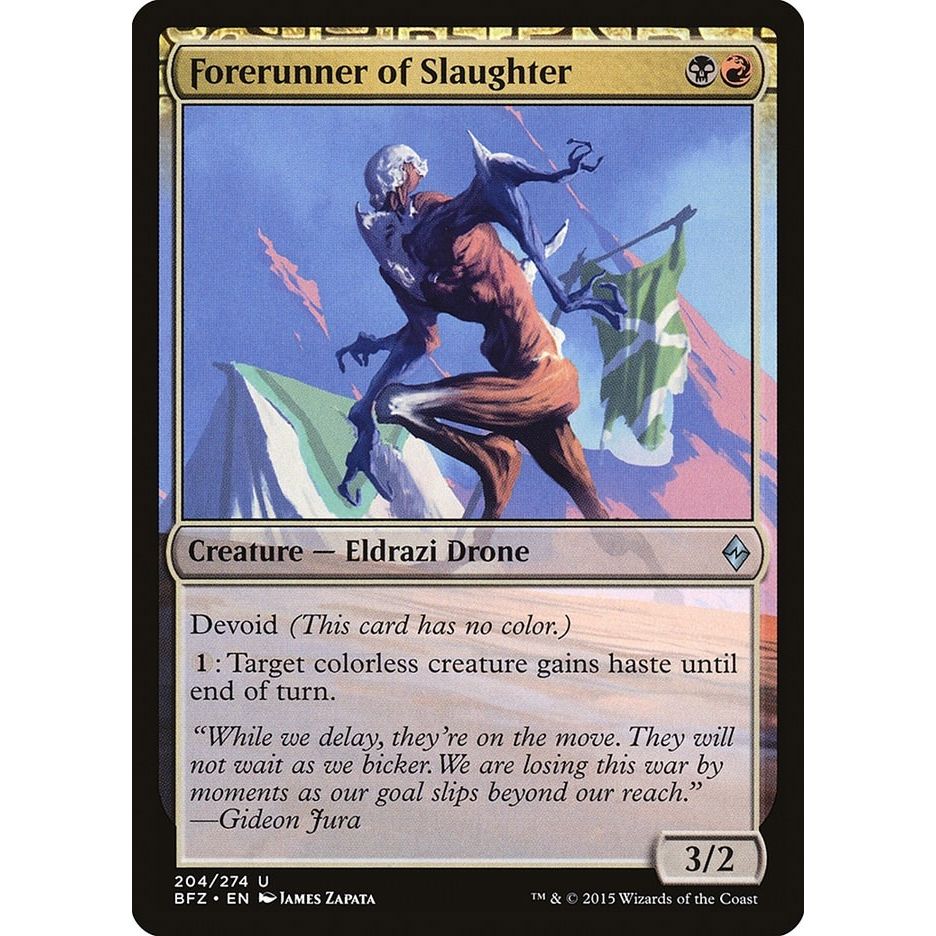 Image for Forerunner of Slaughter (204) (BFZ) - Magic: The Gathering