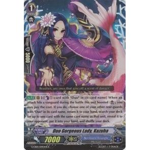 Image for Duo Gorgeous Lady, Kazuha (B - RR Foil) (G-CB01/019EN B) (G-CB01) - Cardfight Vanguard