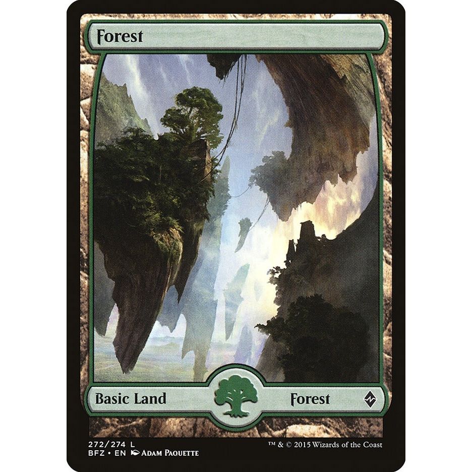 Image for Forest (272) - Full Art (272) (BFZ) - Magic: The Gathering